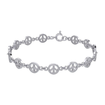 Peace Symbol Bracelet TBG653 - Jewelry